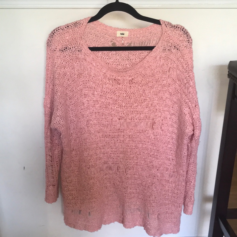 Comfy pink sweater